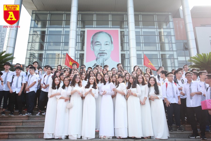 Những hình ảnh đẹp về lễ khai giảng năm học mới tại Hà Nội